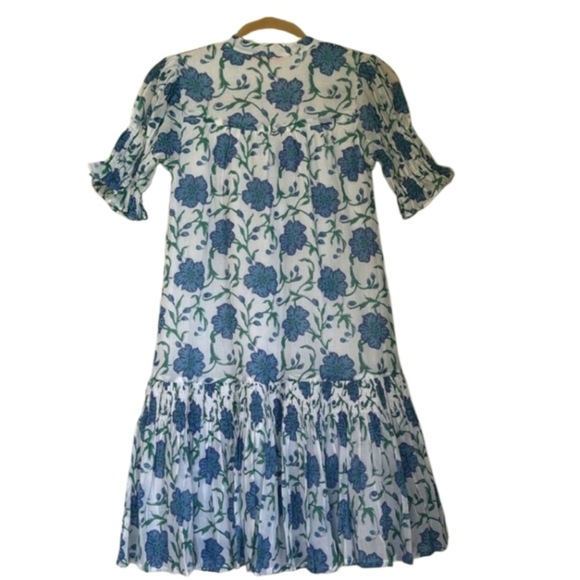 Oliphant - Blue Floral Dress - XXS - Picture 3 of 4